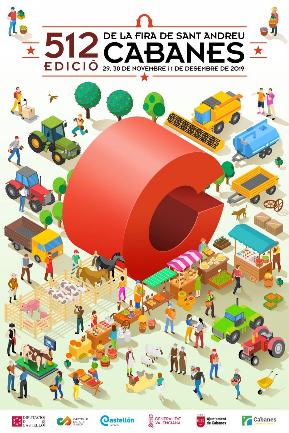 Cartel Feria Cabanes 2019