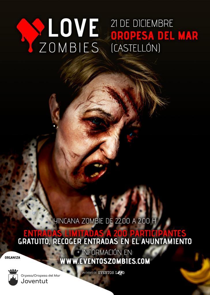Oropesa, cartel gimcana zombie