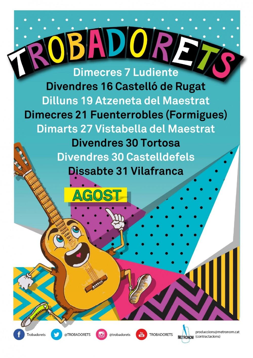 Cartell concerts agost 19
