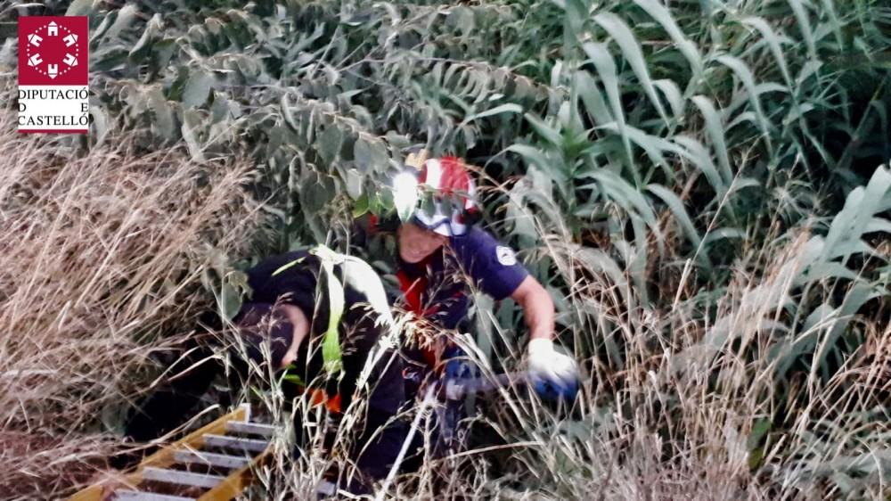 Bomberos, rescate senderistas en Segorbe