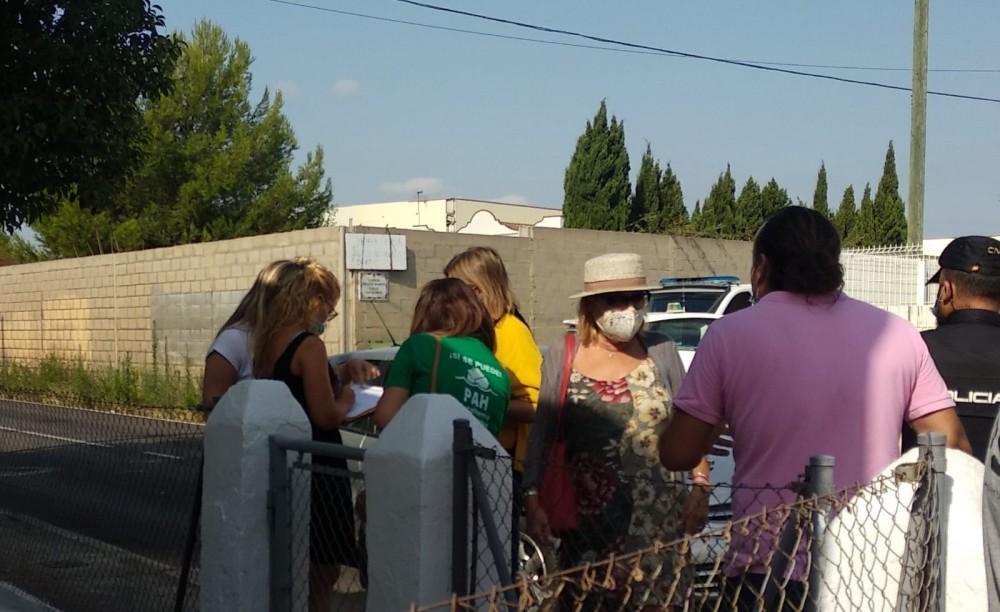 Firma de la Diligencia desalojo 29 julio 2020