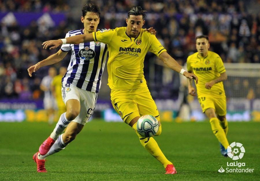 El central Funes Mori, durante un lance del partido contra el Valladolid. FOTO: LALIGA
