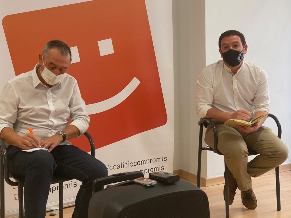 Joan Baldoví e Ignasi Garcia compromís 061020