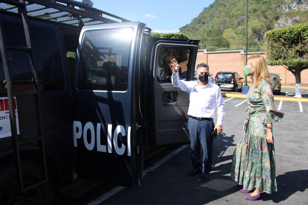 Marco visita la Policía local de Orizaba