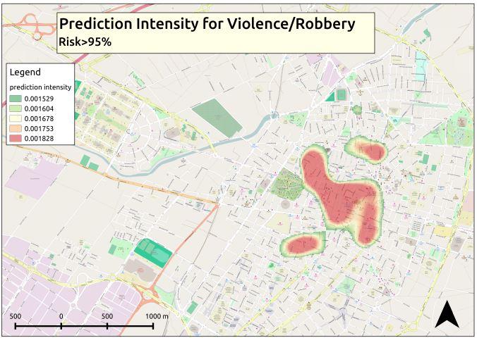 UJI, Aula predicción del Delito, Predicción robos Policia Local Cs