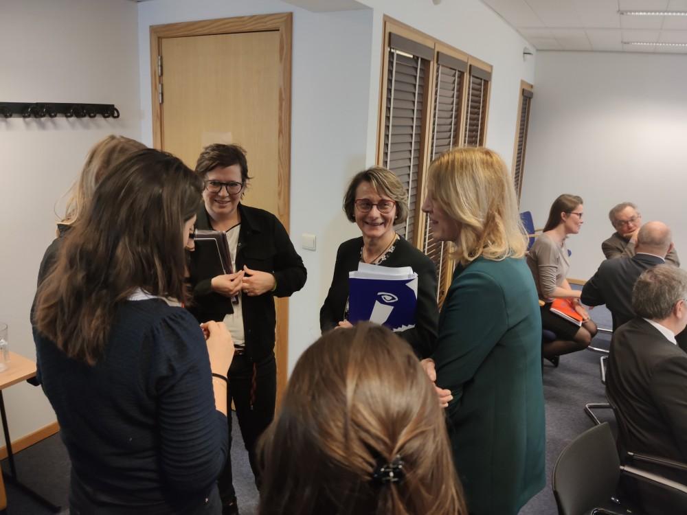 Alcón, rectora UJI viaje a Bruselas