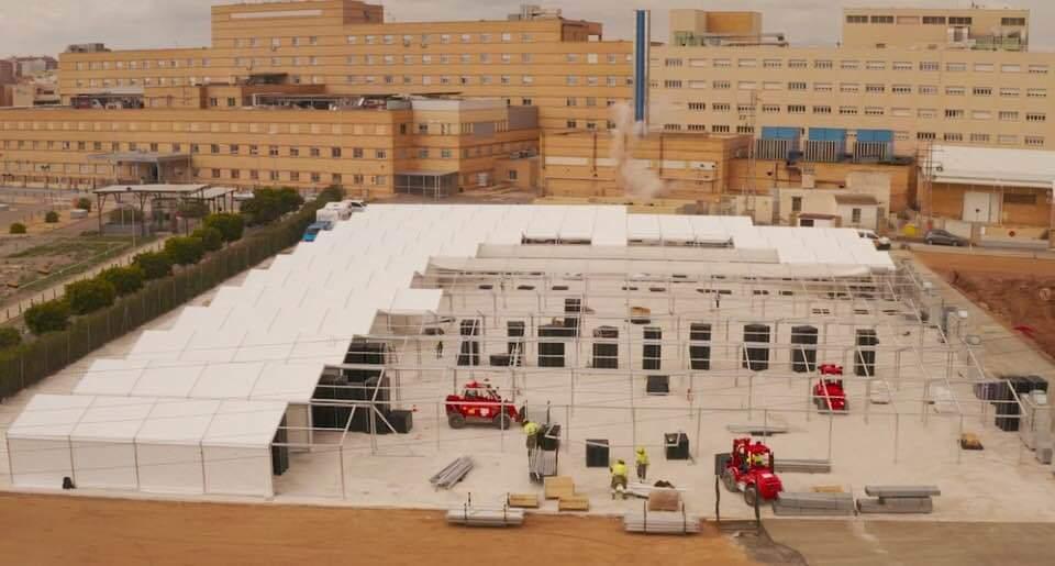 Coronavirus Hospital campaña General