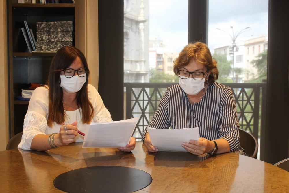 alcaldesa y cristina rius Borriana