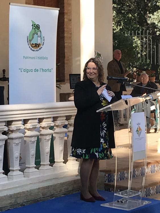 diputada cultura en el 150 aniversario sindicat regs vila-real