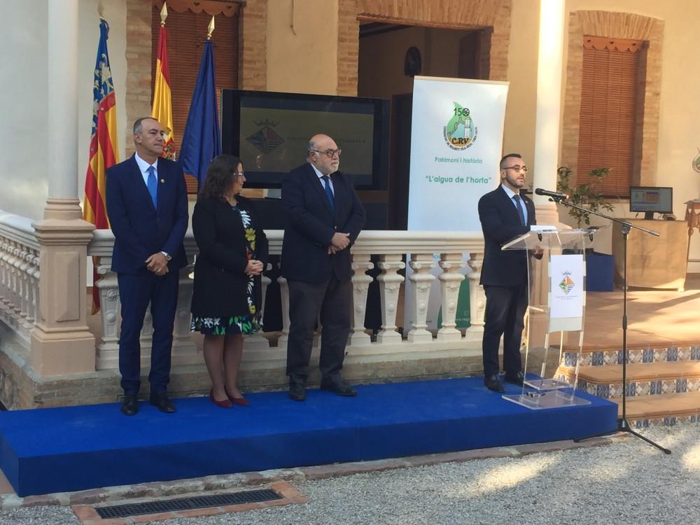 benlloch en el 150 aniversario del sindicat regs vila-real