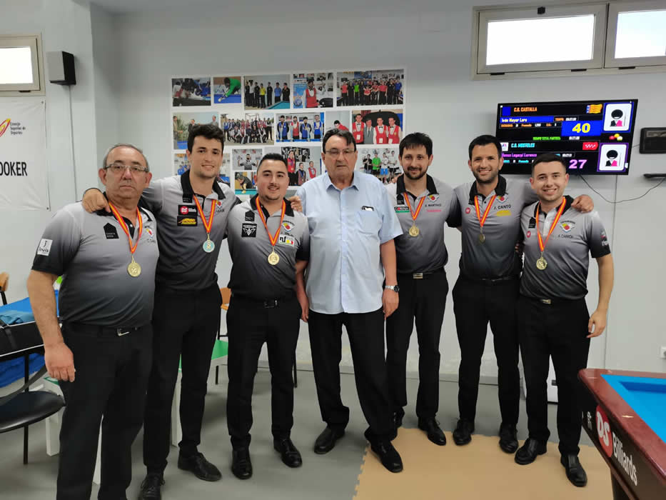 club billar castalla campeon, ligas