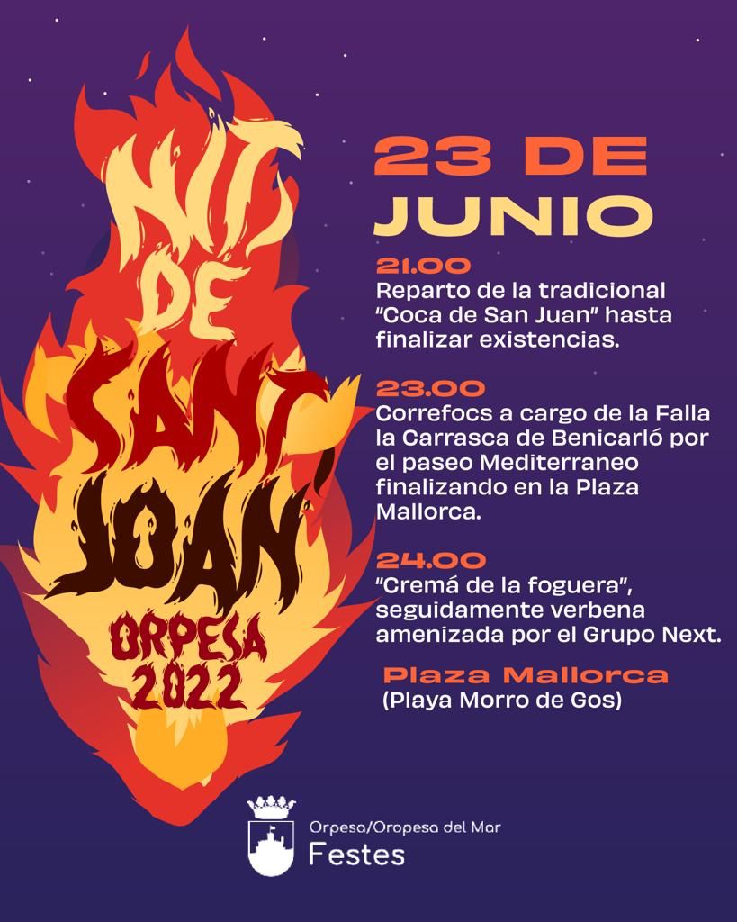 Cartel San Juan 2022 Oropesa