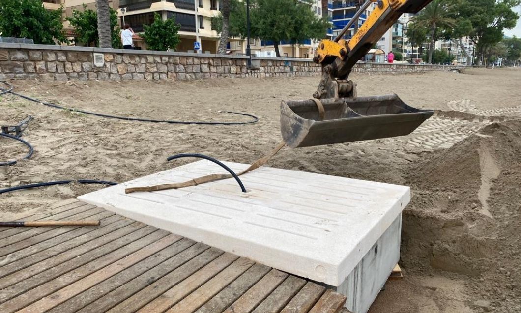 Benicassim sur nueva ducha