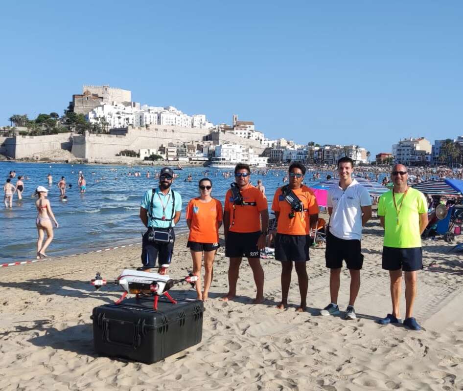 peñiscola vigila playas dron