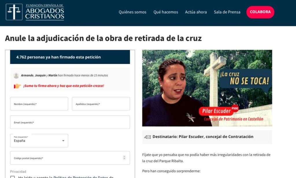 Cruz del Ribalta Castelló