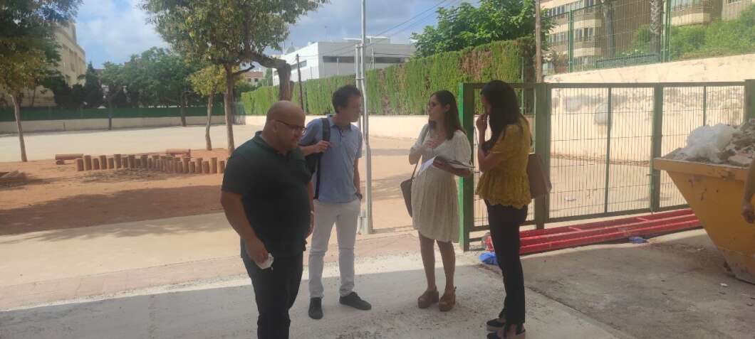 rafa mezquita visita obras aulas