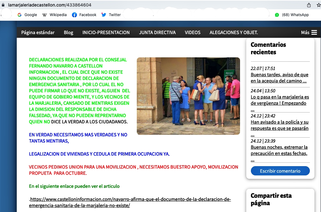 Marjalería Inundaciones Castelló