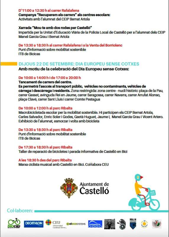 Semana de la Mobilitat  Castelló