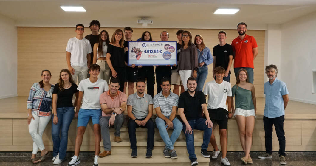 Esta cifra es fruto de la suma de una serie de acciones solidarias desarrolladas a lo largo del curso por los alumnos de 4º de ESO