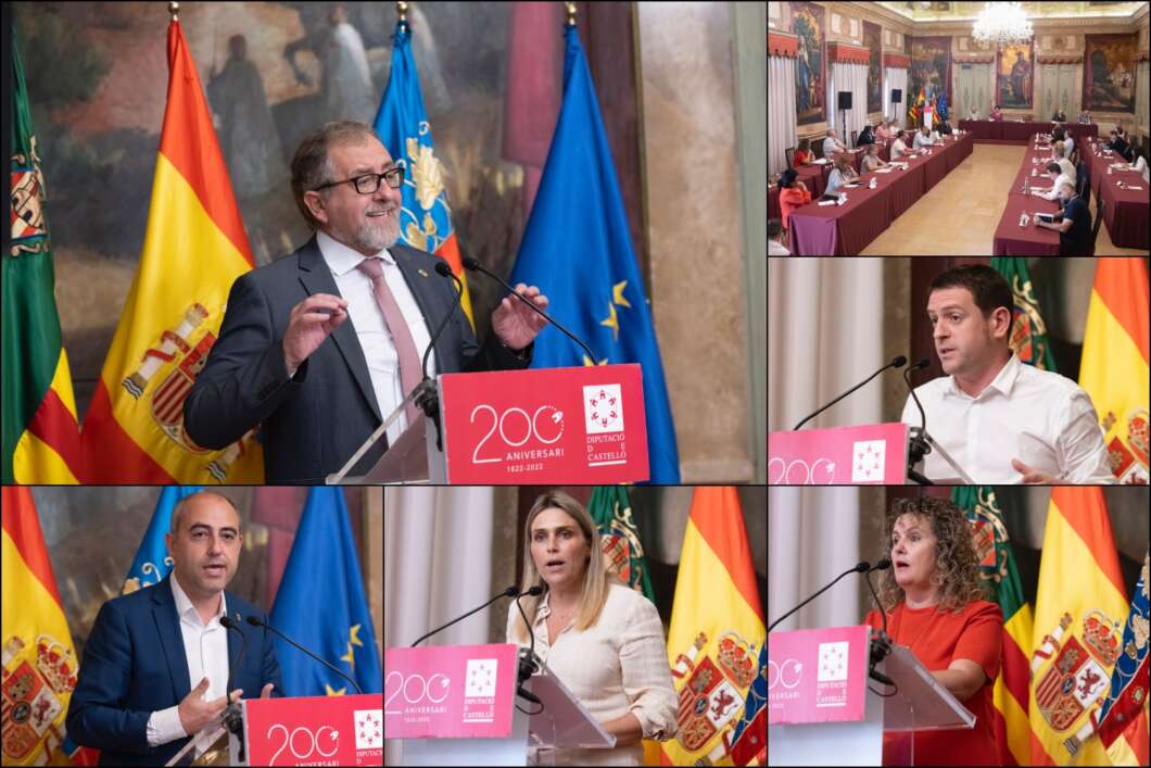 Poco de debate y mucho de reafirmación ideológica en el pleno de la Diputación que Barrachina ya da por reconquistada para el PP