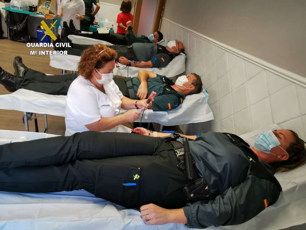 guardia civil donacion sangre