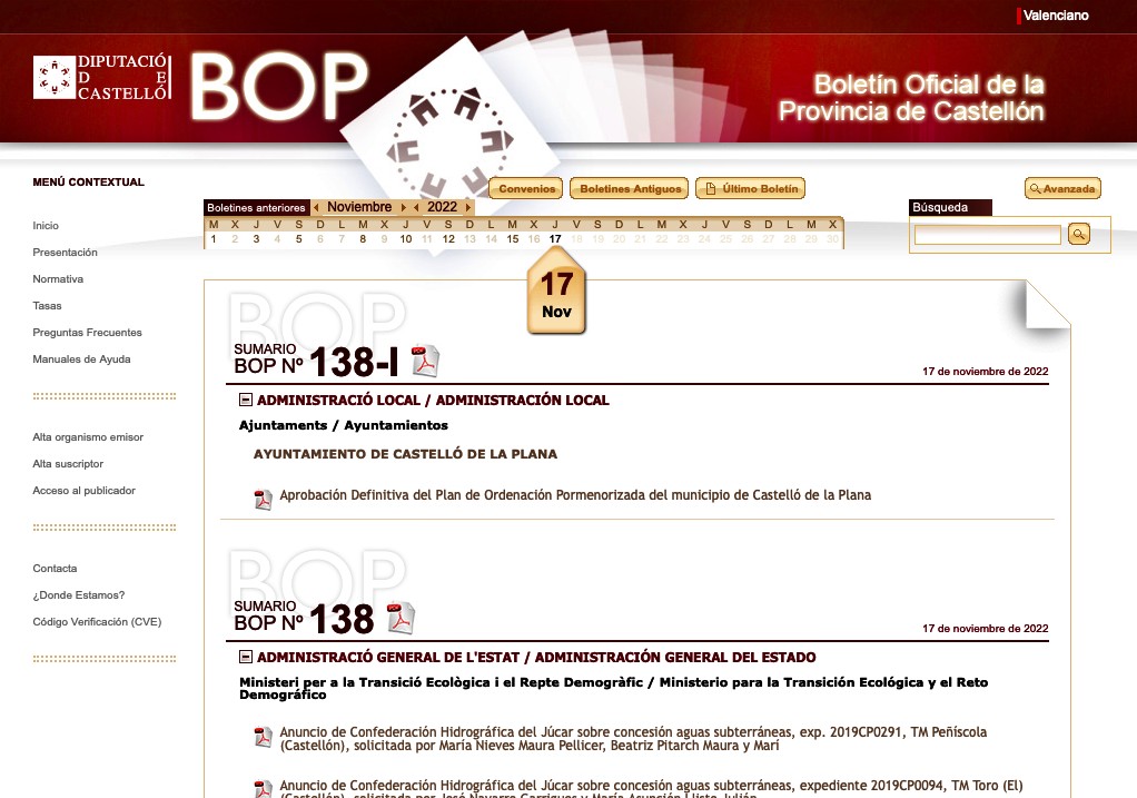 Plan General Castelló