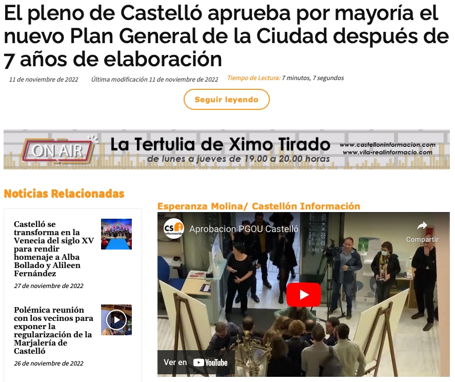 X Aniversario Castellón Información