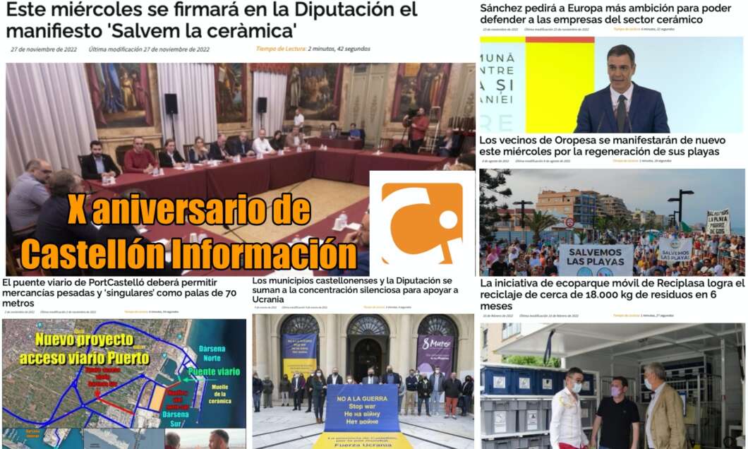 X Aniversario Castellón Información