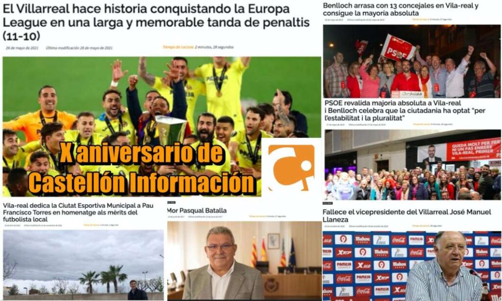 X Aniversario Castellón Información