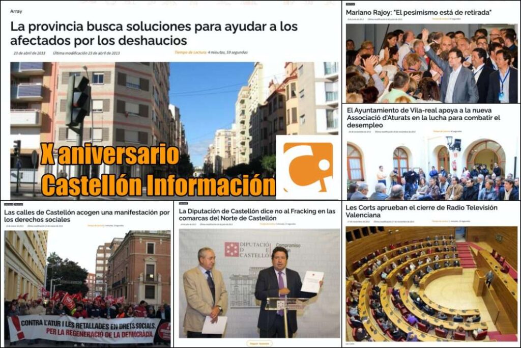 X Aniversario Castellón Información