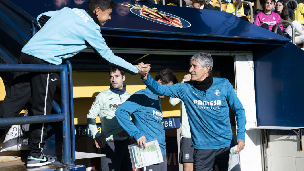 villarreal ceramica quique setien