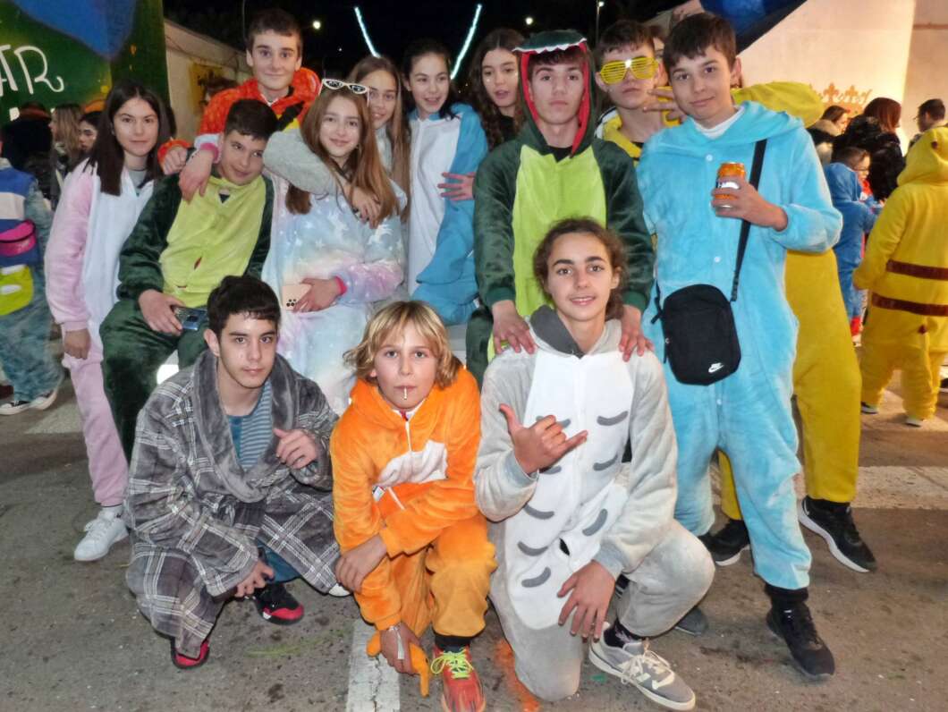 pijamas protagonistas carnaval de Vinaròs toman las
