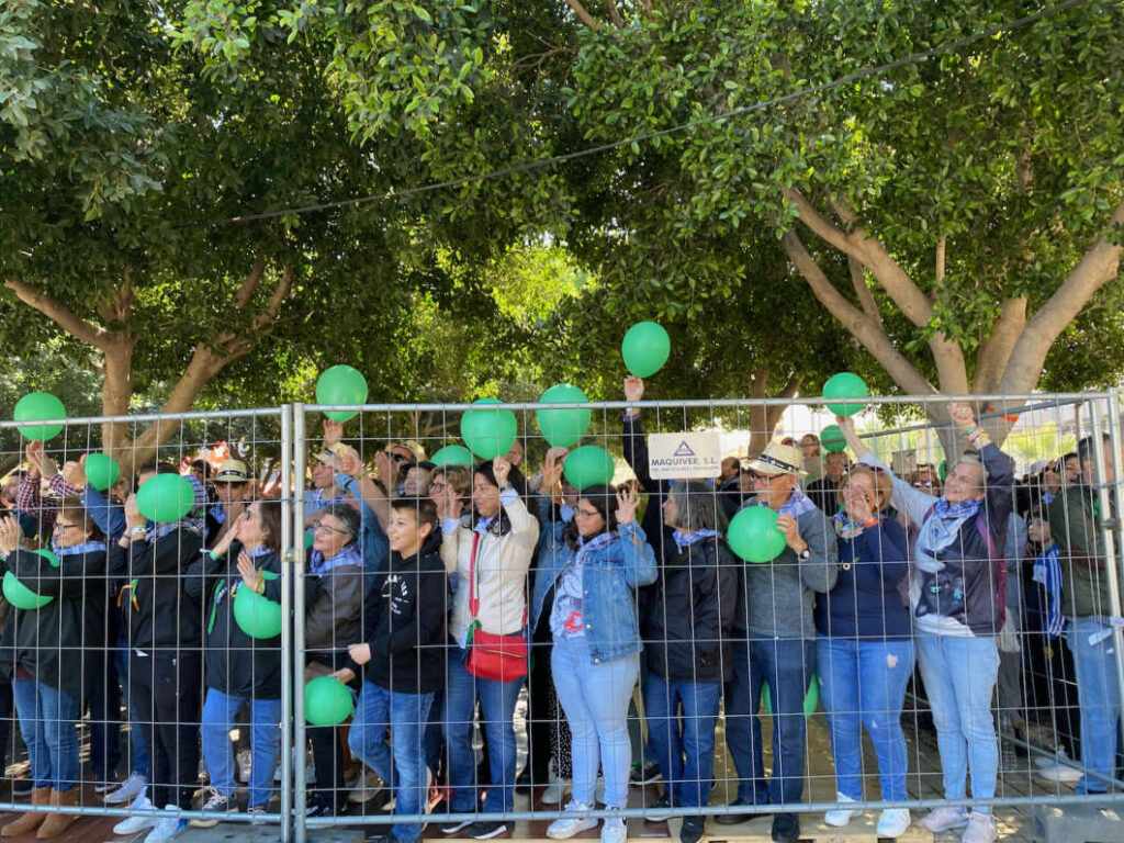 Mascletá inclusiva disparada por Pibierzo Magdalena 2024