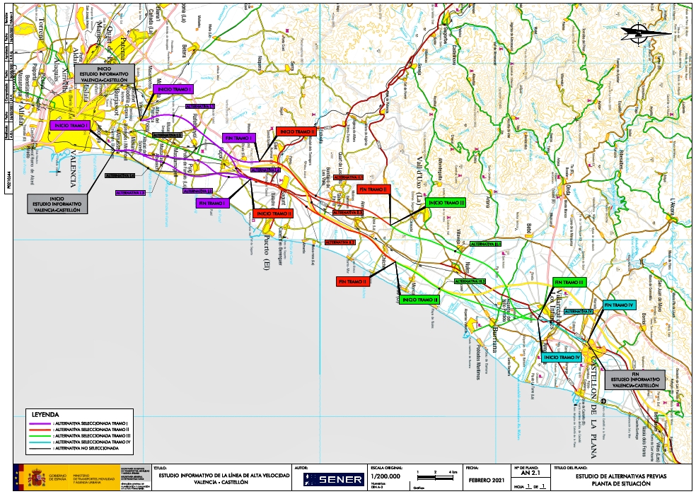 AVE Valencia a Castelló