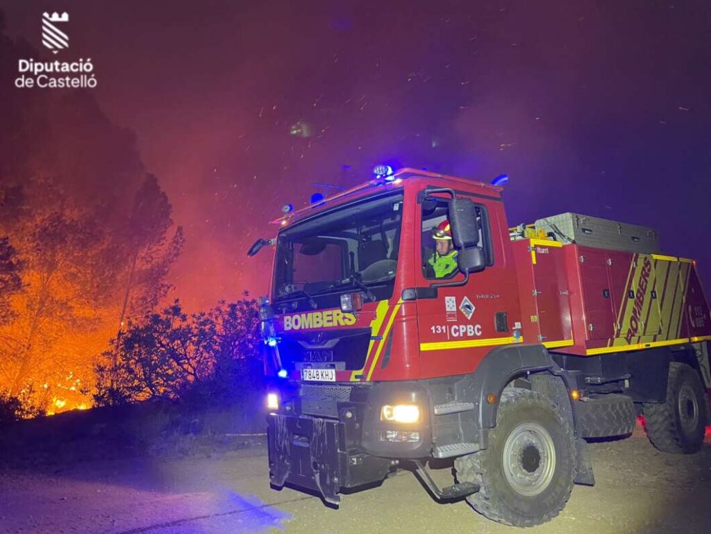 Incendio en les Useres