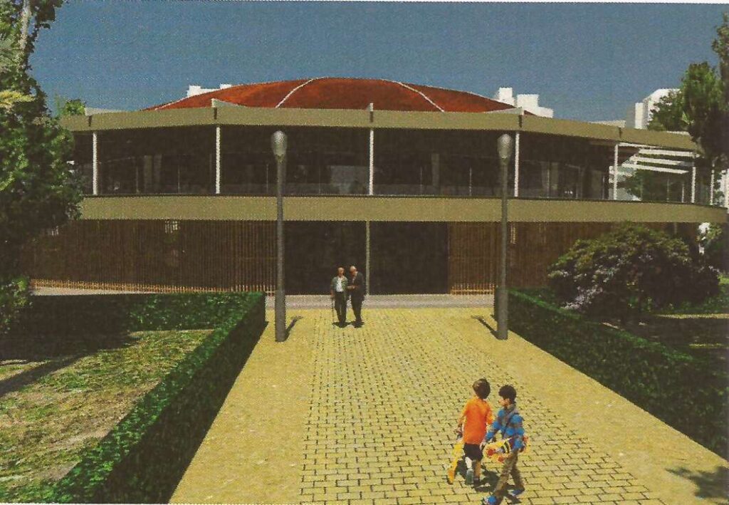 Infografía rehabilitación Pérgola de Castellón 2021