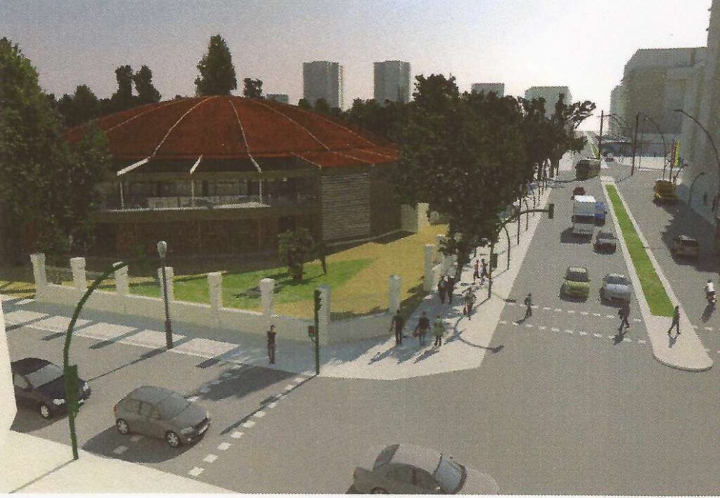 Infografía rehabilitación Pérgola de Castellón 2021