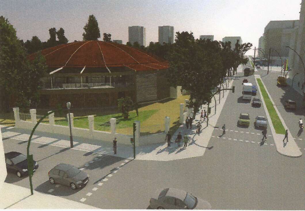 Infografía rehabilitación Pérgola de Castellón 2021