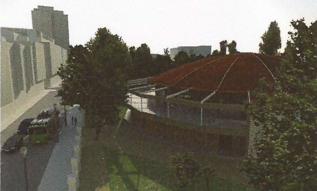 Infografía rehabilitación Pérgola de Castellón 2021