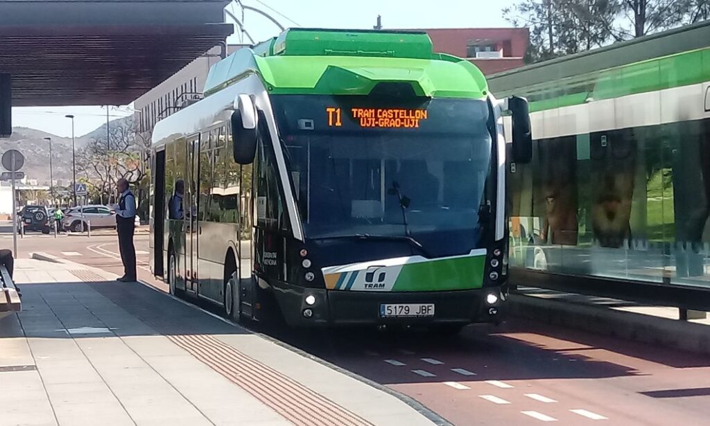 Transporte público TRAM Castellón 2024