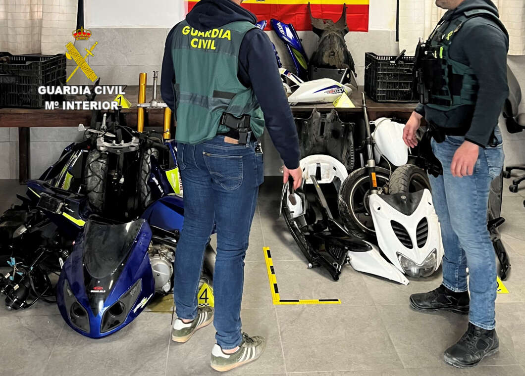 burriana tres detenidos robos ciclomotores