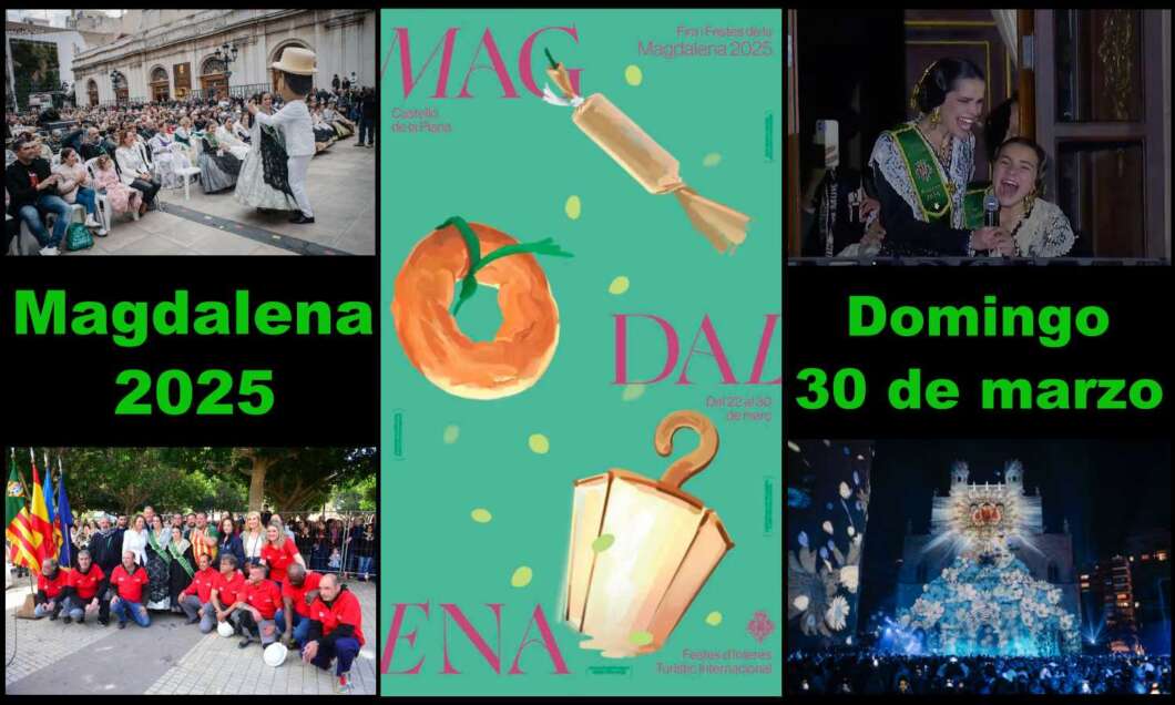 Programa de Fiestas Magdalena 2025 domingo 30 de marzo