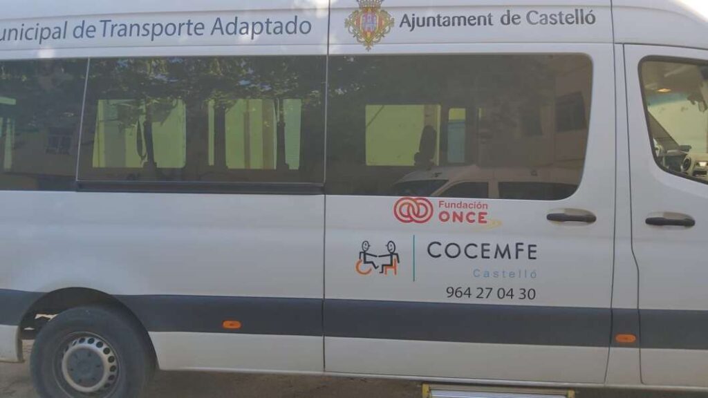 Transporte adaptado cocemfe Castellón 2025