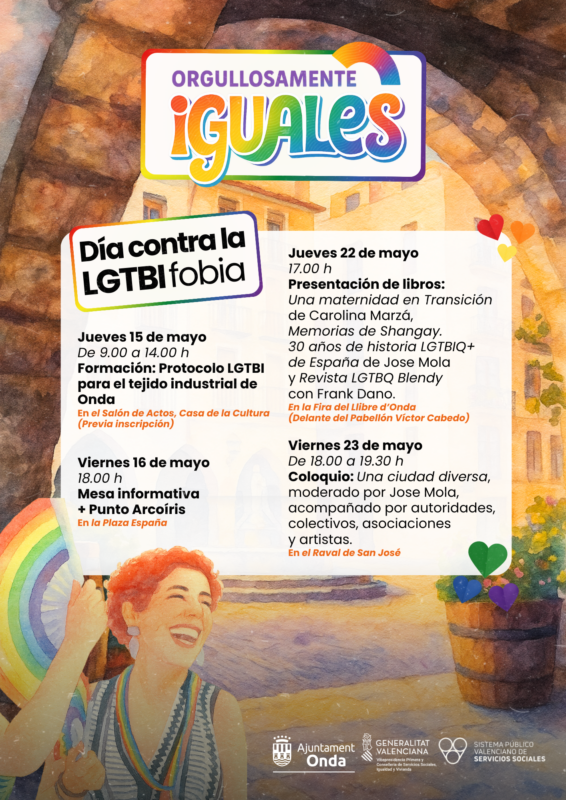 Onda impulsa la diversidad con una semana de acciones frente a la LGTBIfobia