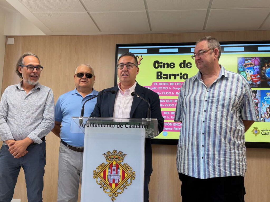 Programa cine de barrio en Grupos Periféricos Castellón 2025
