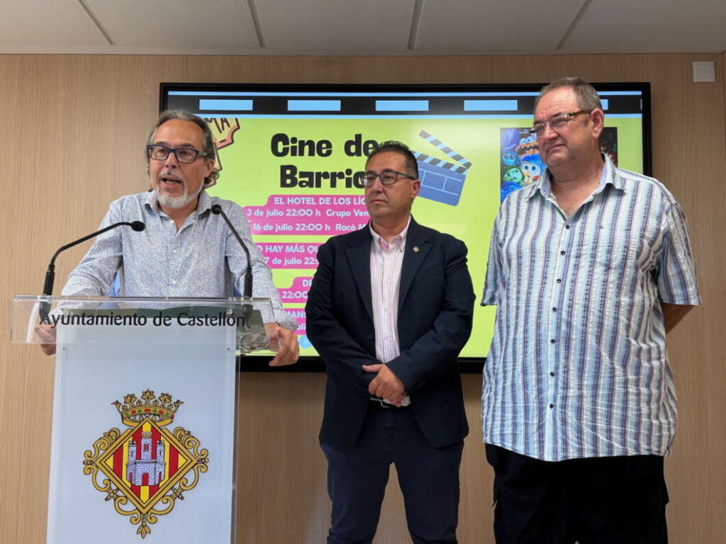 Programa cine de barrio en Grupos Periféricos Castellón 2025