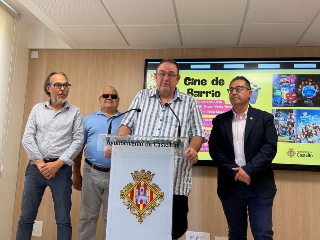 Programa cine de barrio en Grupos Periféricos Castellón 2025