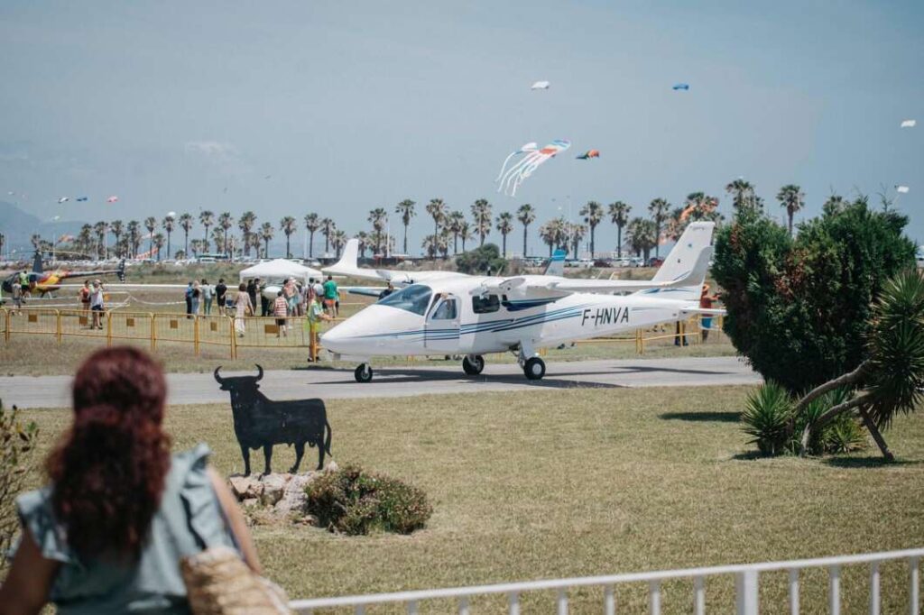 Vuelo en avioneta Festival del Viento Castellón 7 y 8 junio 2025