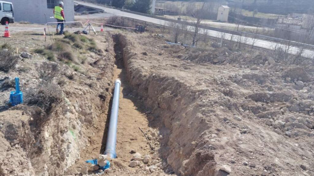 Avanzan las obras de mejora en la N-232 entre Masía de la Torreta y Morella sur