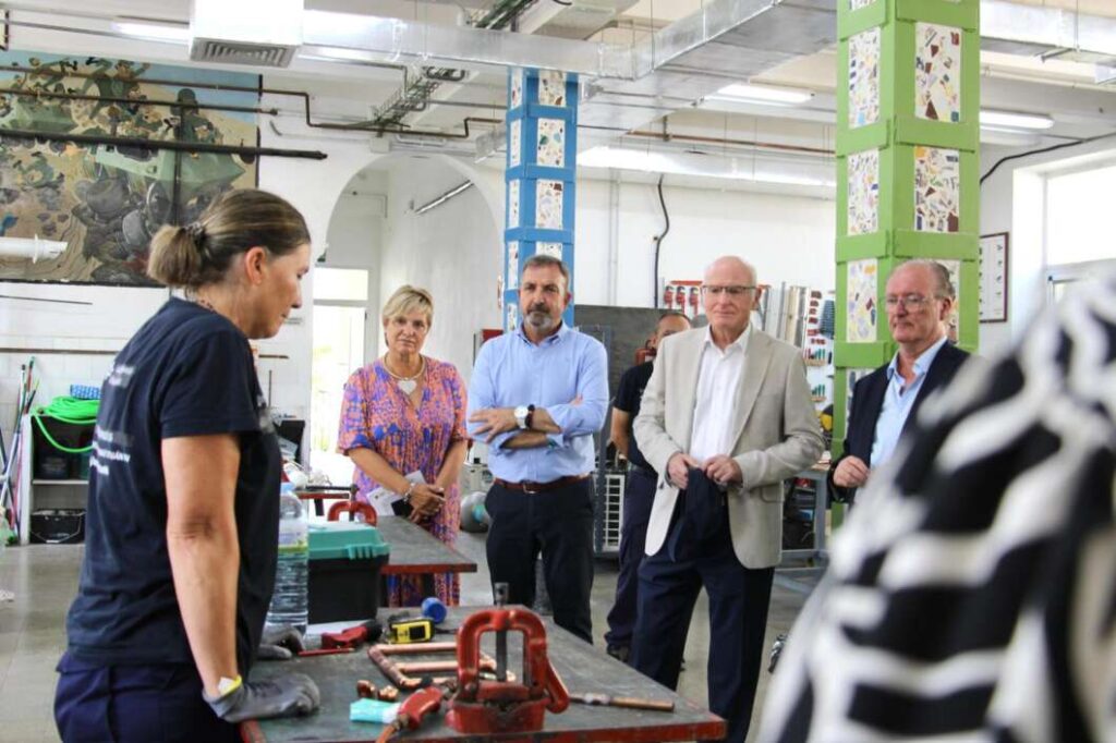 Visita talleres Formación a la Carta en Tetuán XIV Castellón 2025